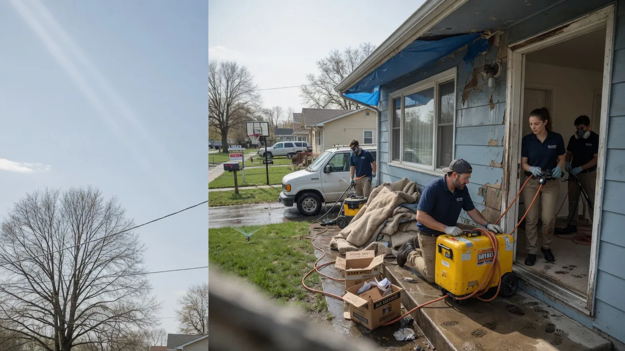 Basement Flood Cleanup in Langford, SD near me